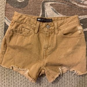 Levi’s size 0 high rise denim shorts